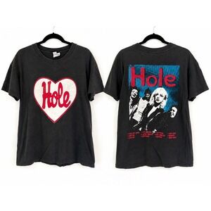 1990s Hole Band Shirt Vintage Original Single Stitch Courtney Love Nirvana S/M